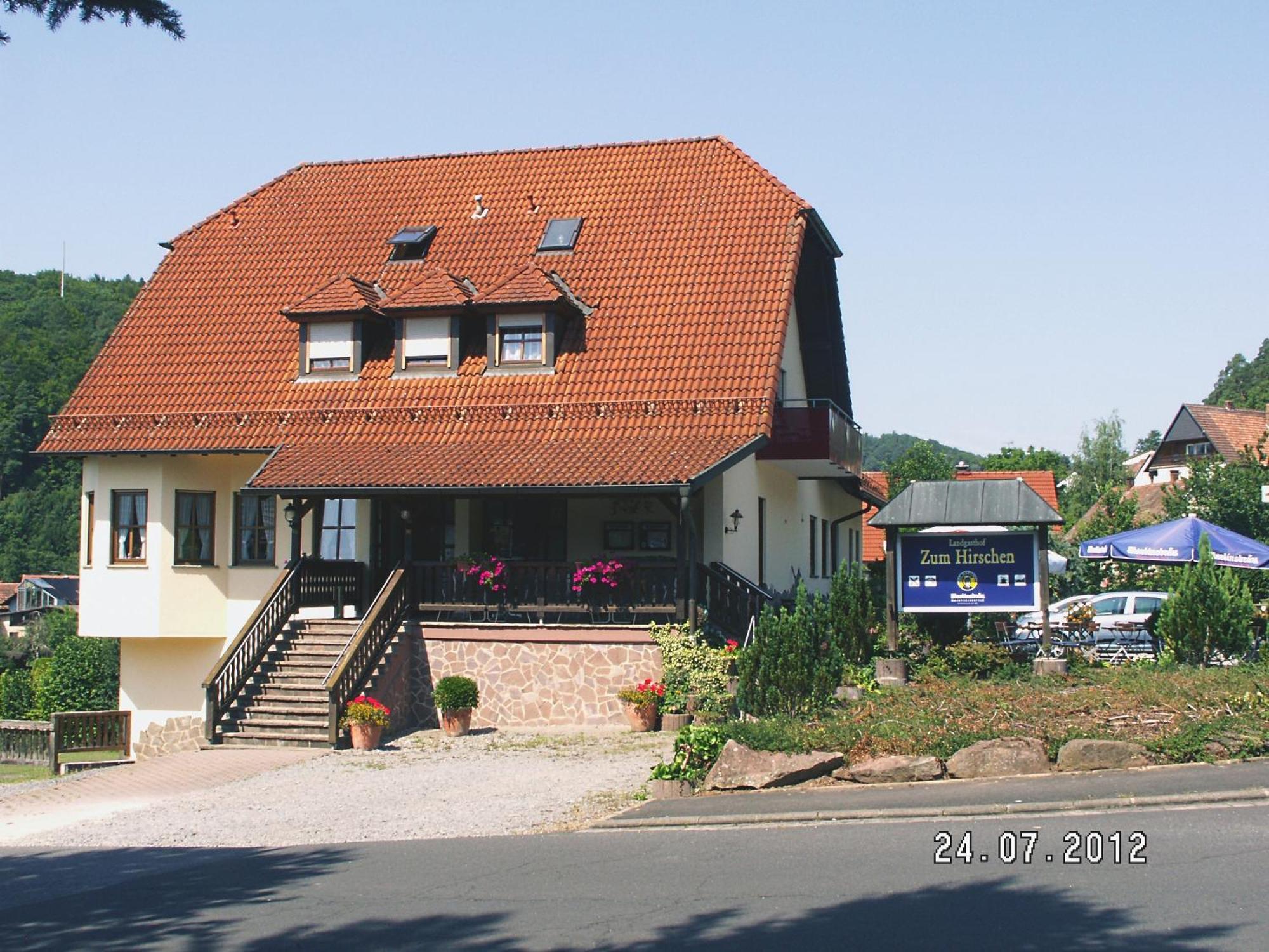 Landgasthof Zum Hirschen Hafenlohr Εξωτερικό φωτογραφία